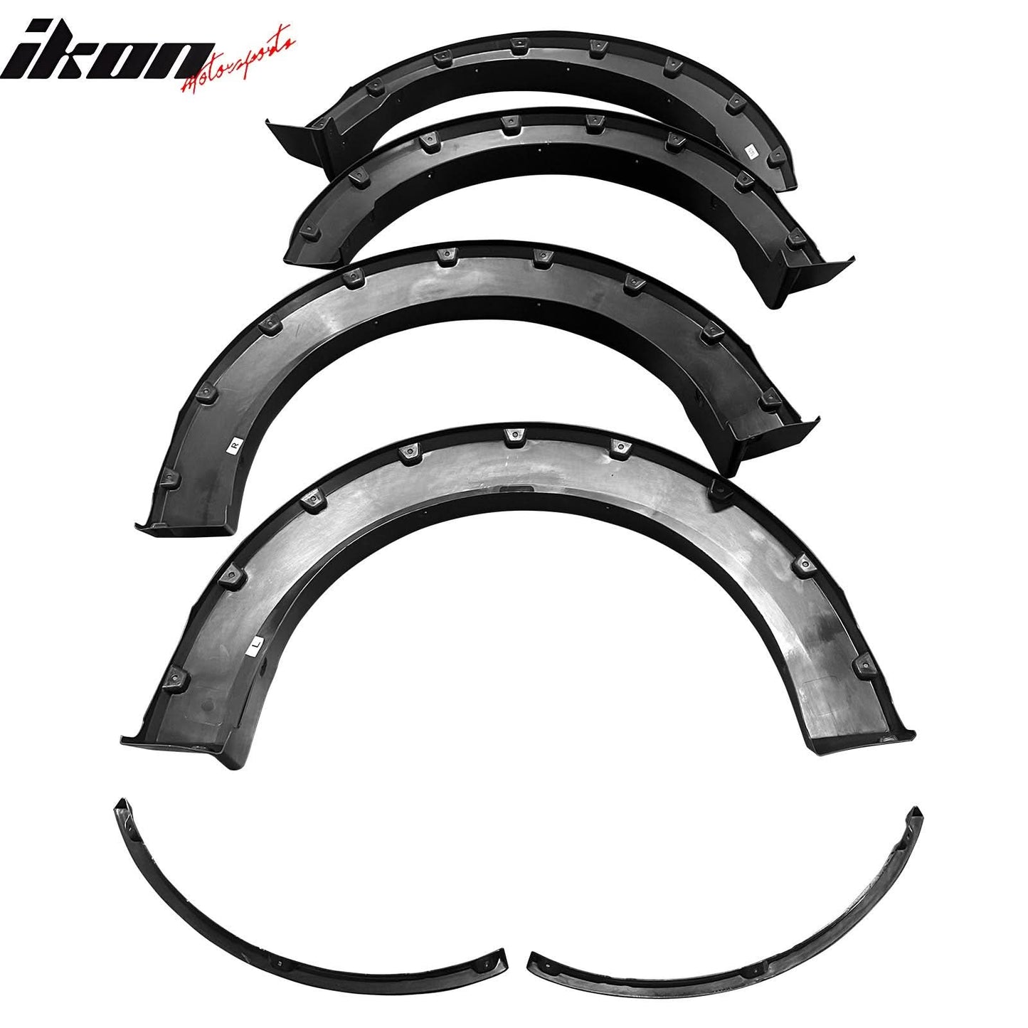 2015-2017 Ford F-150 Rivet Bolt Style Wheel Fender Flares Smooth PP
