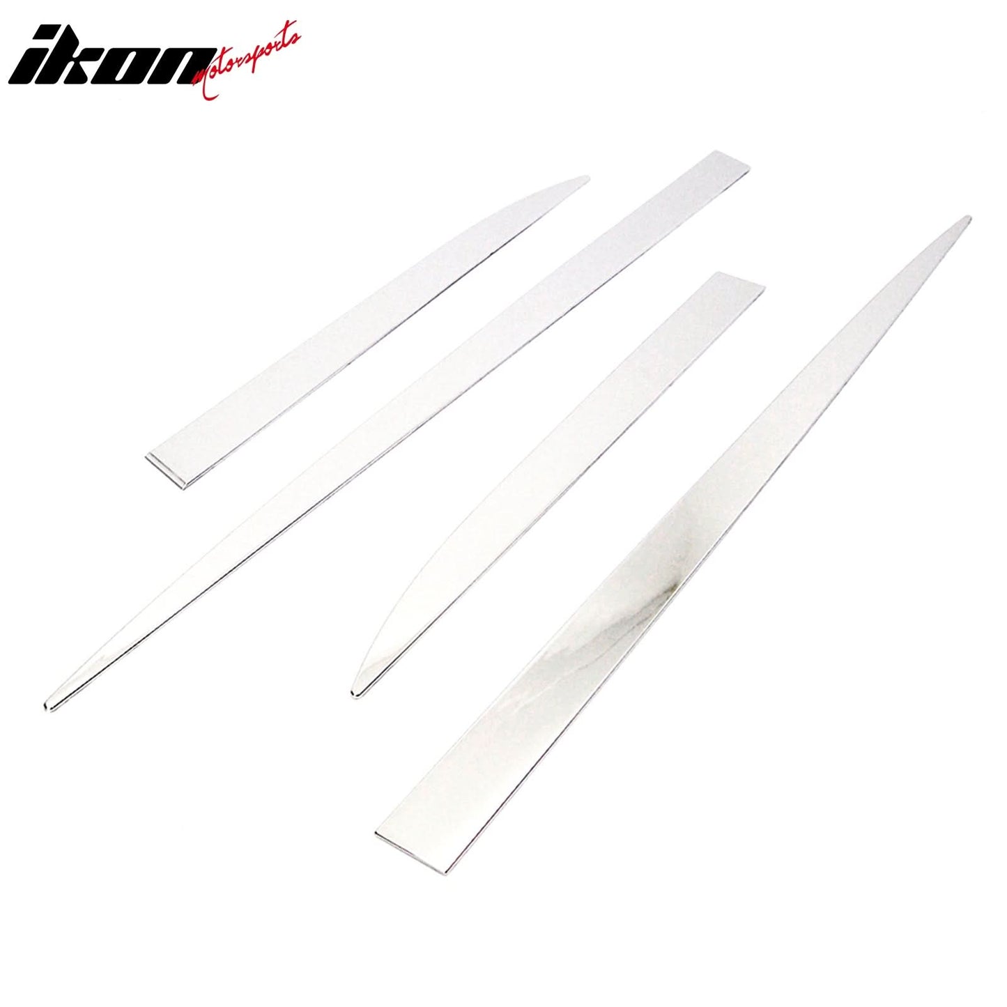 2016-2017 Hyundai Tucson Chrome 4PCS LH RH Lower Door Molding Trim ABS
