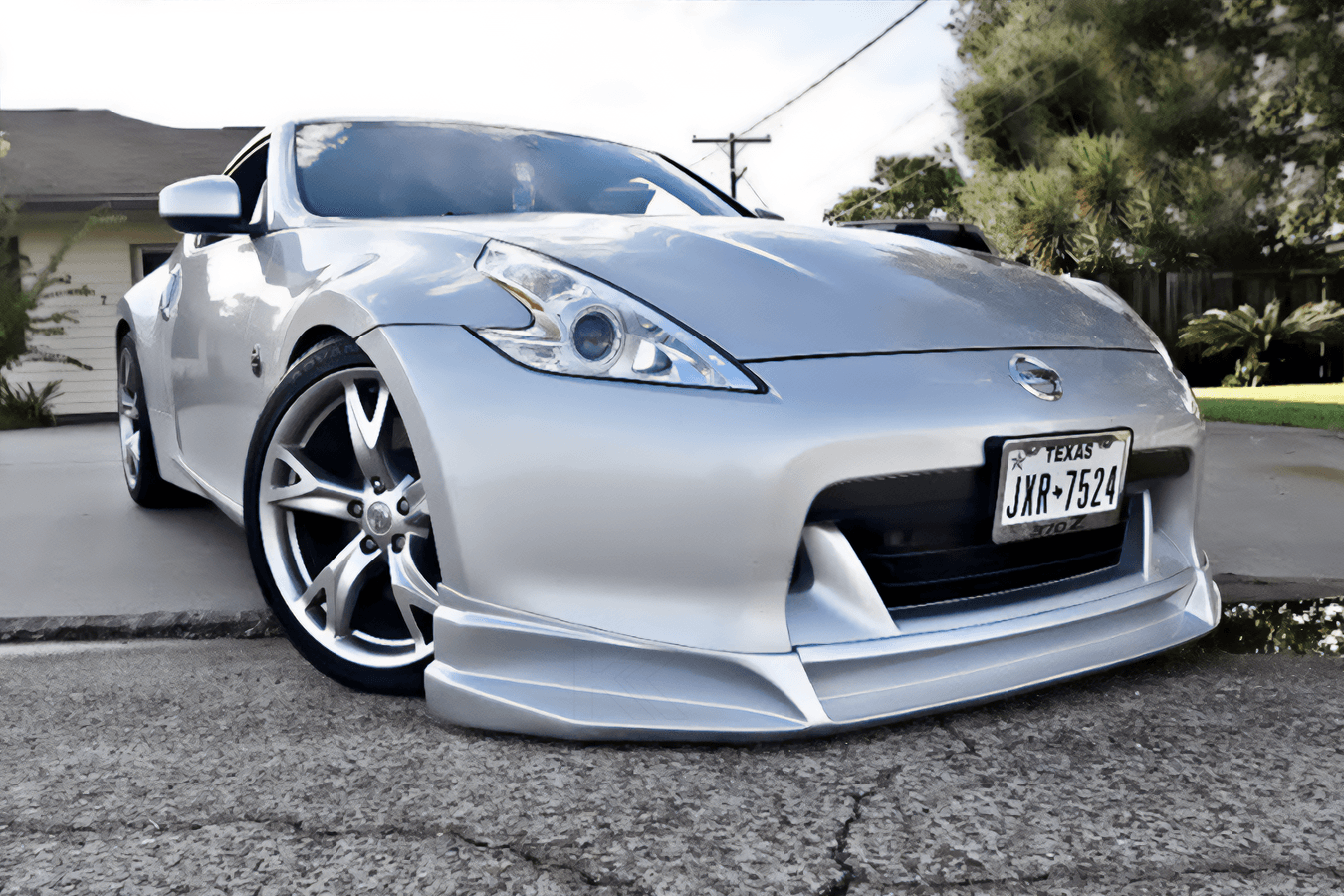 Nissan Fairlady 350z Black SL Style Front Bumper Lip (2002 - 2008)