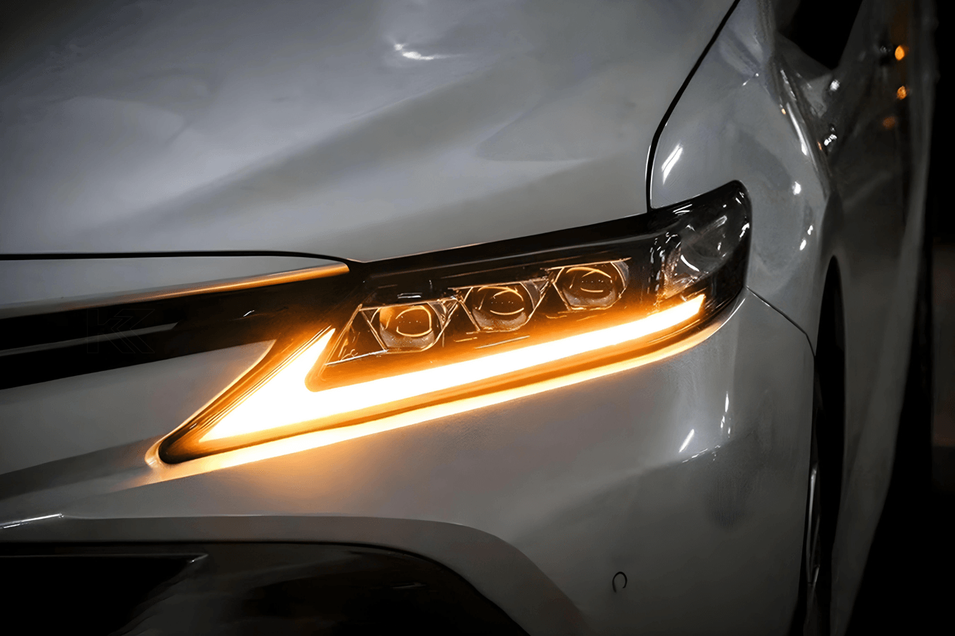 Toyota Camry XSE XLE SE LE Black LED Projector Headlights Upgrade (2018 - 2021)