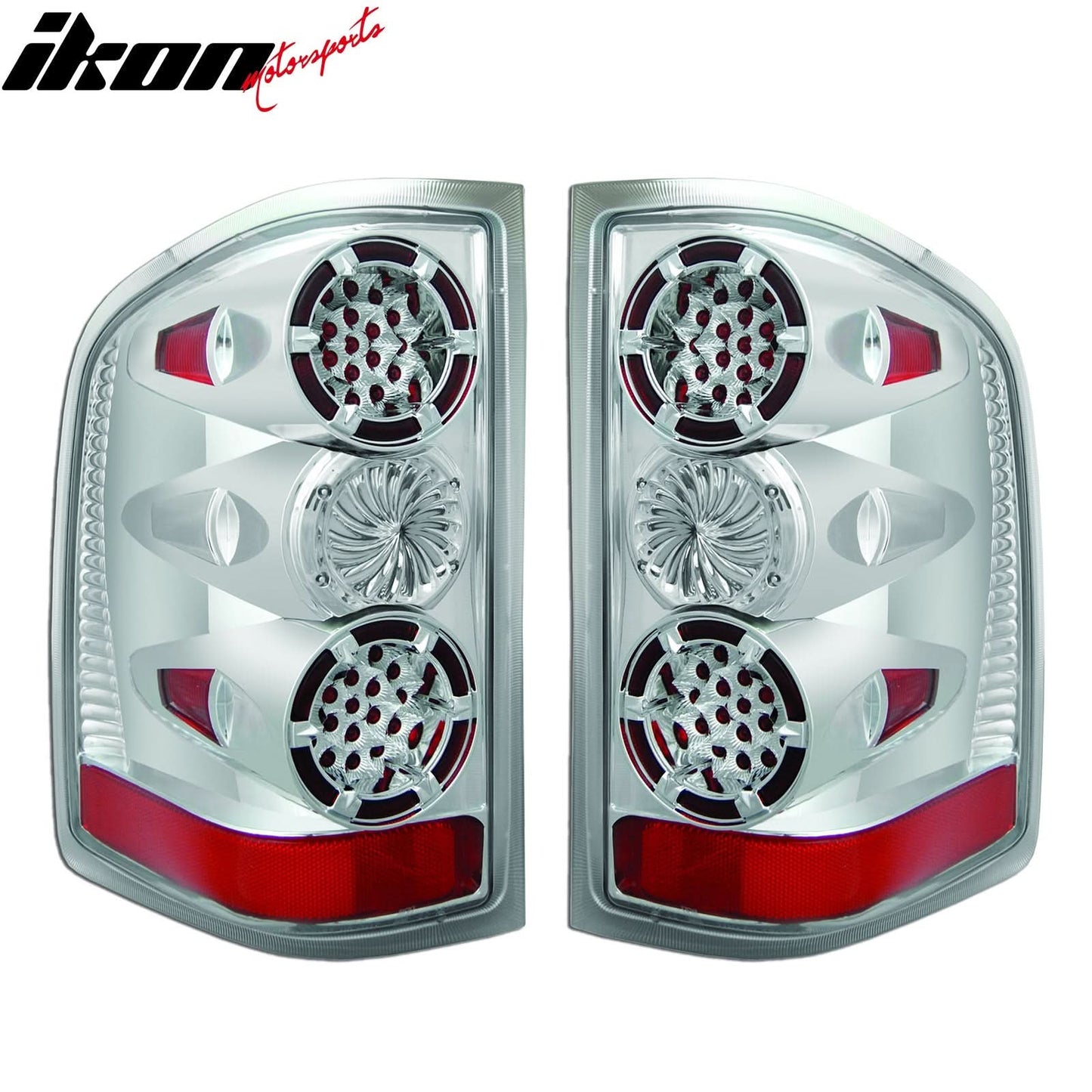 2007-2013 Silverado 1500 2500 3500 Lens LED Tail Lights Brake Lamps