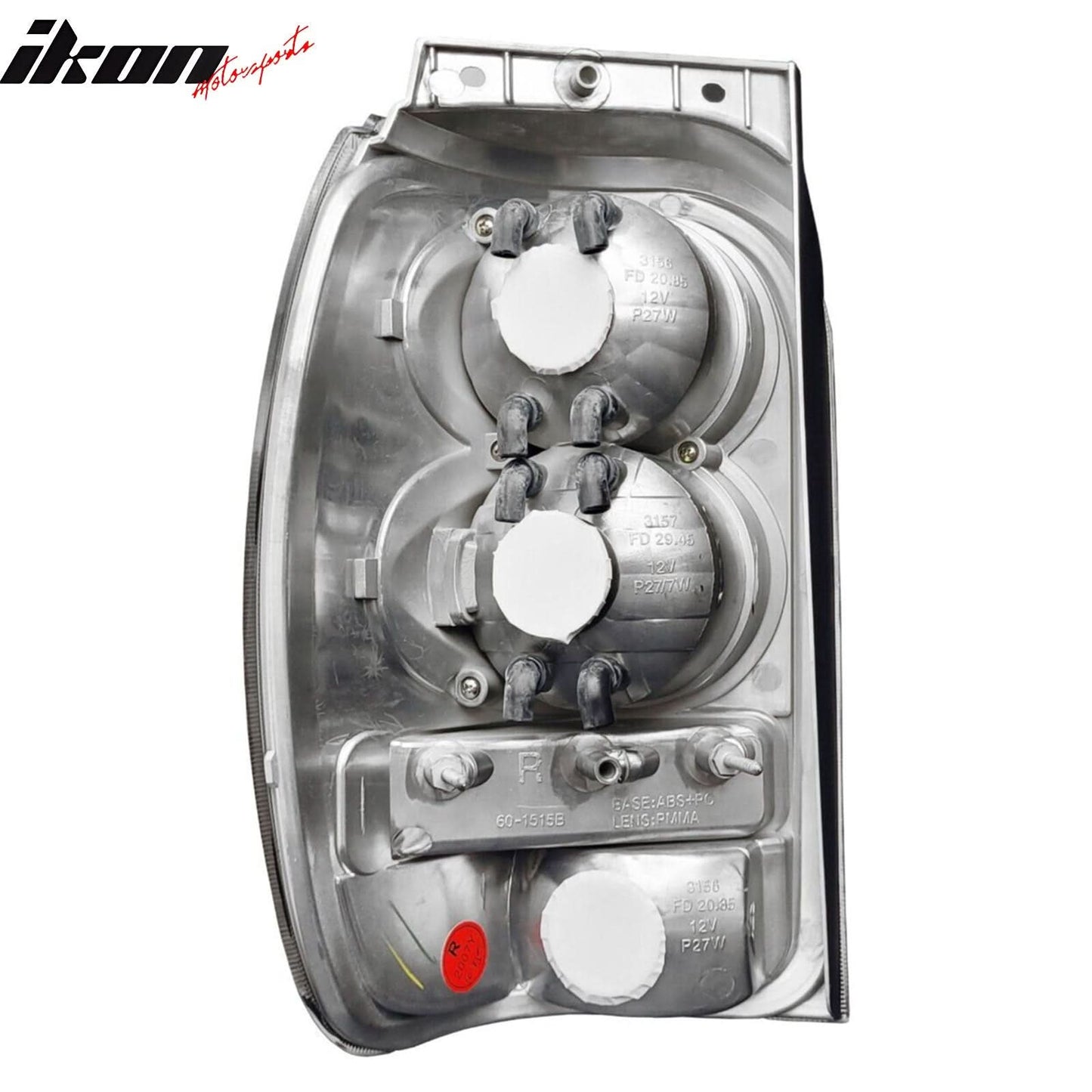 1998-2001 Explorer Chrome Clear Lens LED Tail Lights Rear Brake Lamps