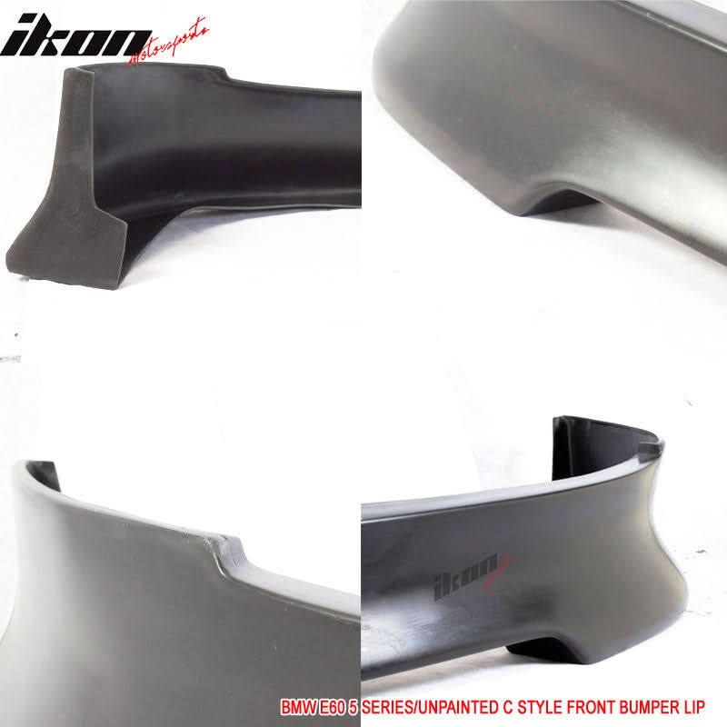 2004-2007 BMW 5 E60 C Style Unpainted Front Bumper Lip Spoiler PU