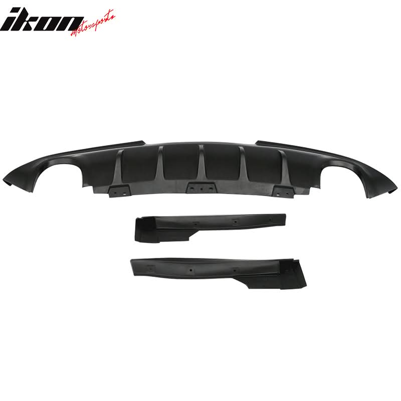 2013-2017 Dodge Dart IKON Style Unpainted Rear Bumper Diffuser PU