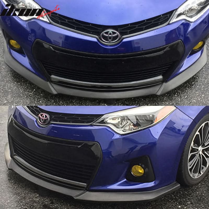 2014-2016 Toyota Corolla S Model GT Style Front Lip Splitter Spoiler