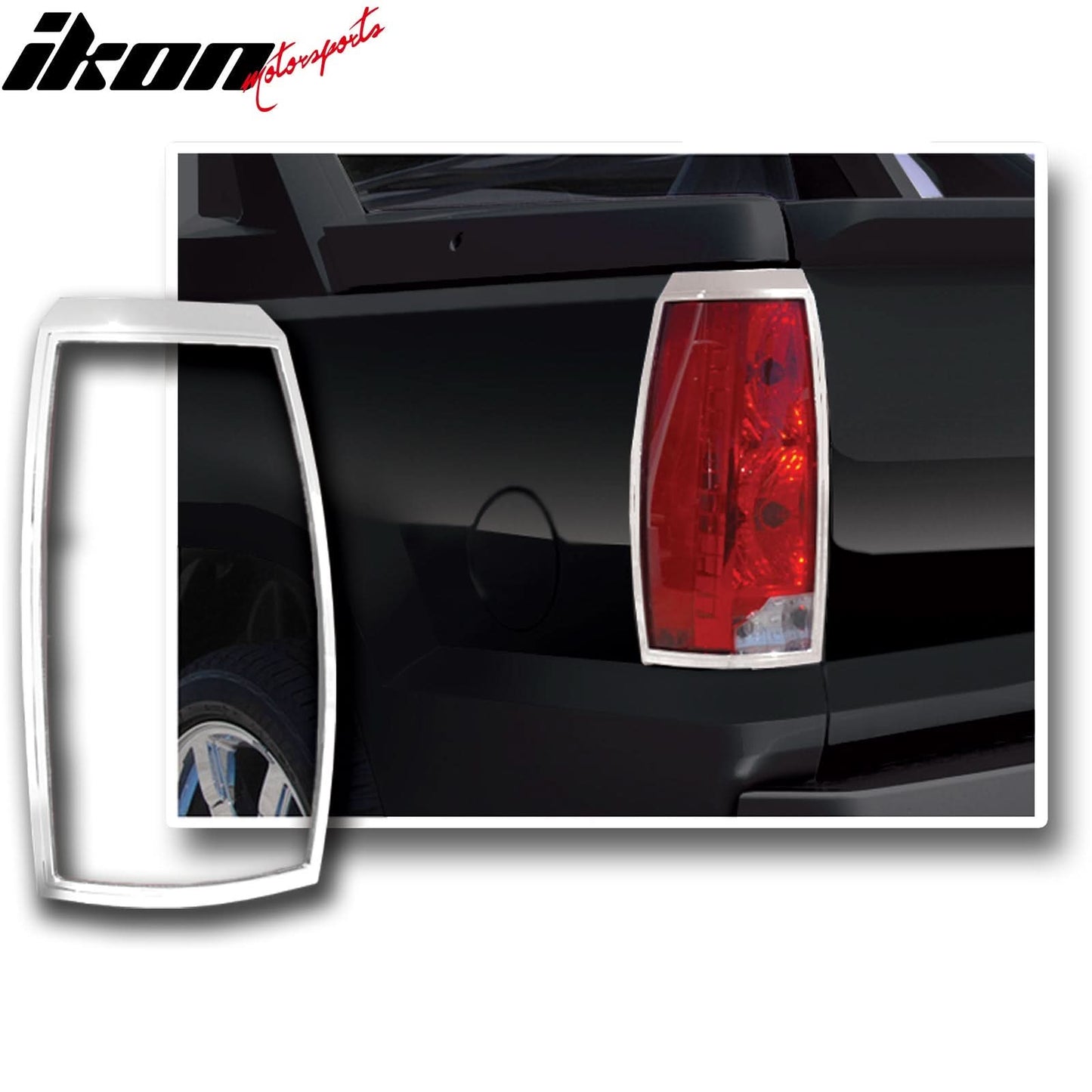 2007-2013 Cadillac Escalade/Escalade ESV Tail Light Bezels Chrome ABS