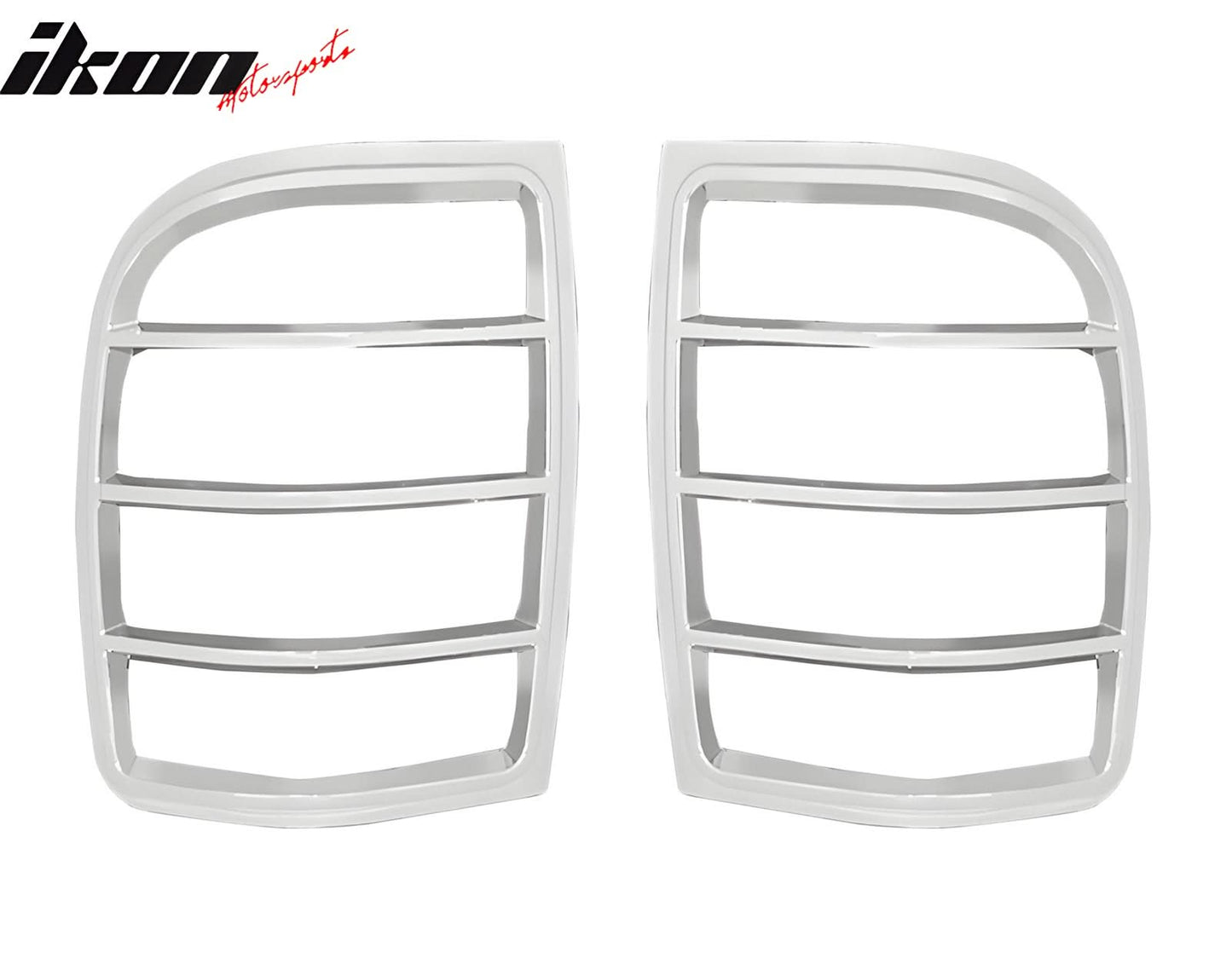 2002-2005 Ford Ranger Chrome 2PCS Rear Tail Lights Bezel Covers ABS