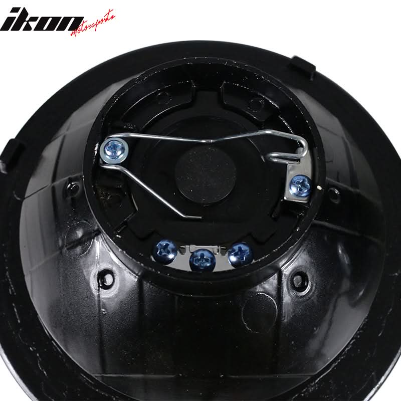 Universal 7In Round Chrome With RGB Halo Projector Headlights H4