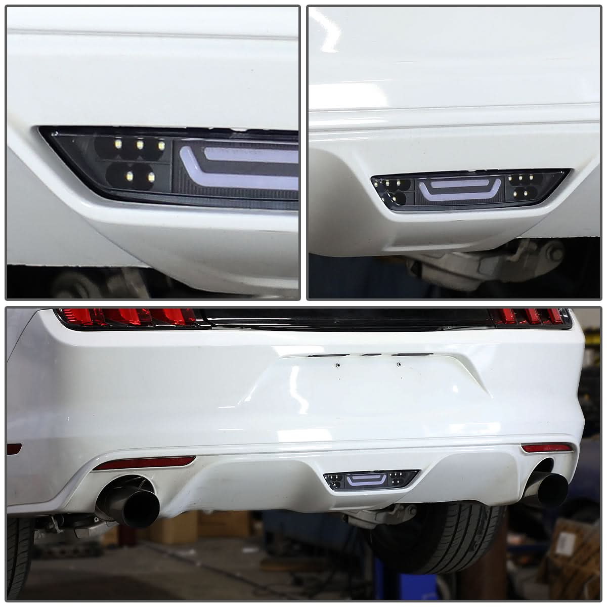 2015-2018 Ford Mustang 3D LED Third Brake Light - Black