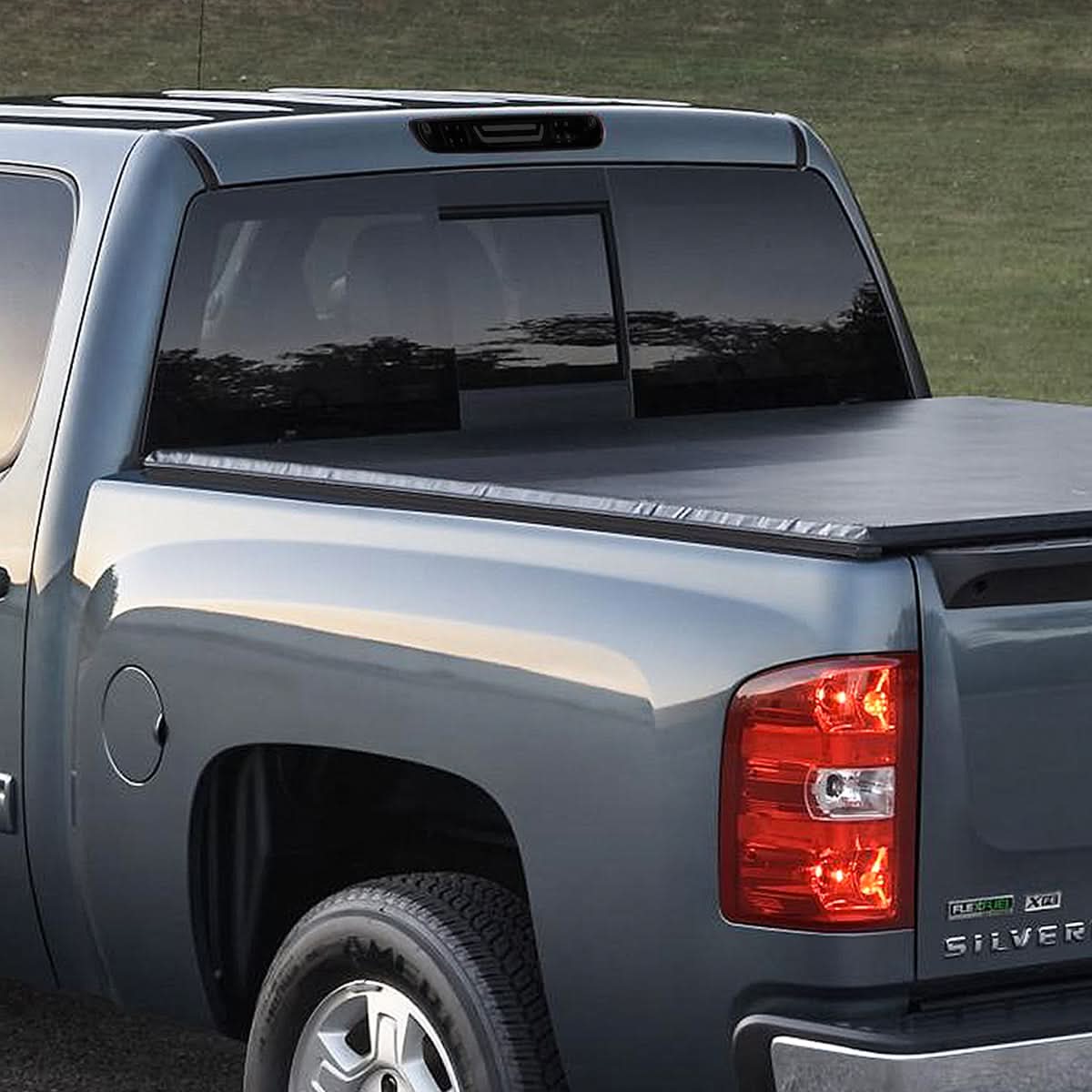 07-14 Chevrolet Silverado GMC Sierra 3D LED Third Brake Light Black