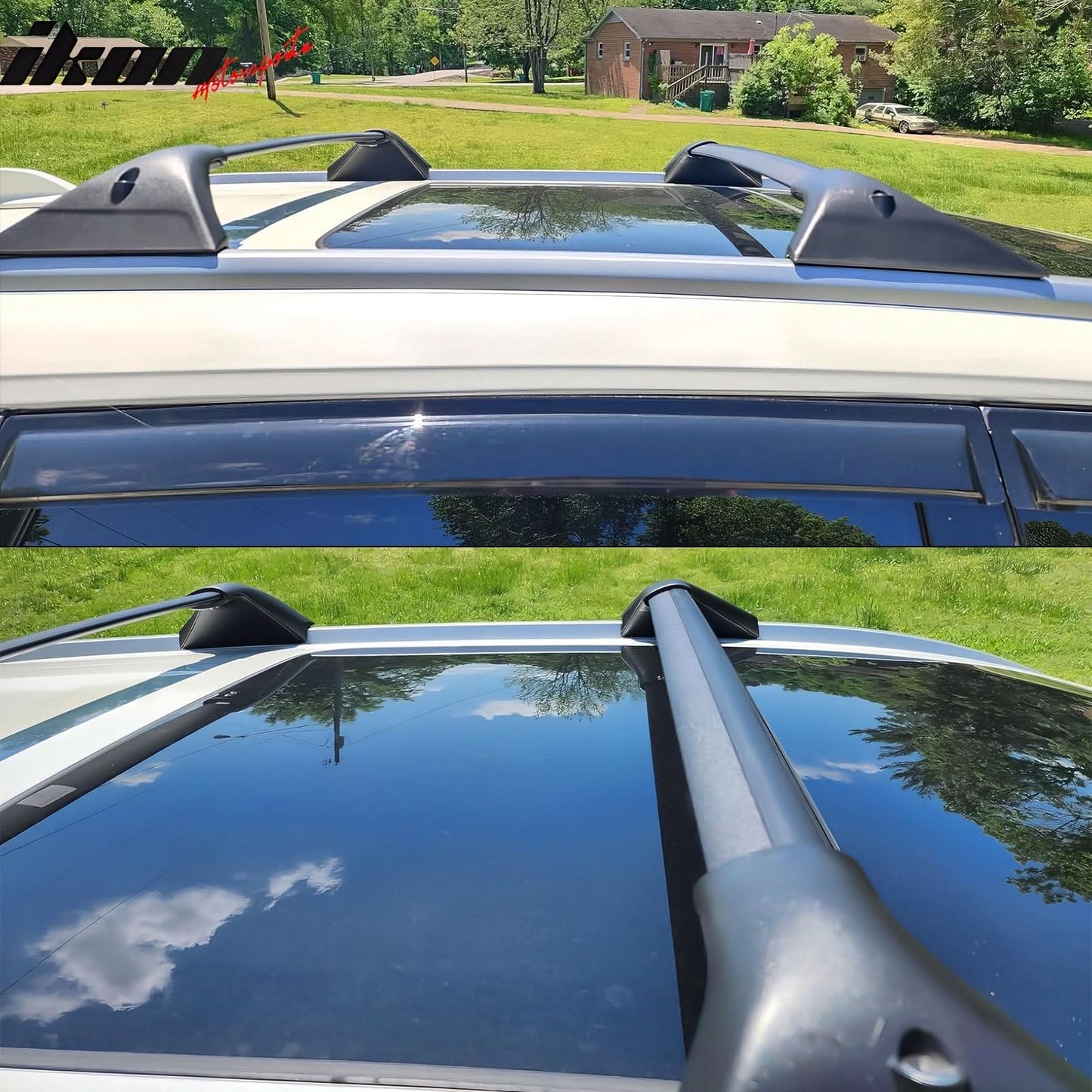 2021-2025 Nissan Rogue Aluminum Roof Rack Carrier Cross Bars w/ Lock