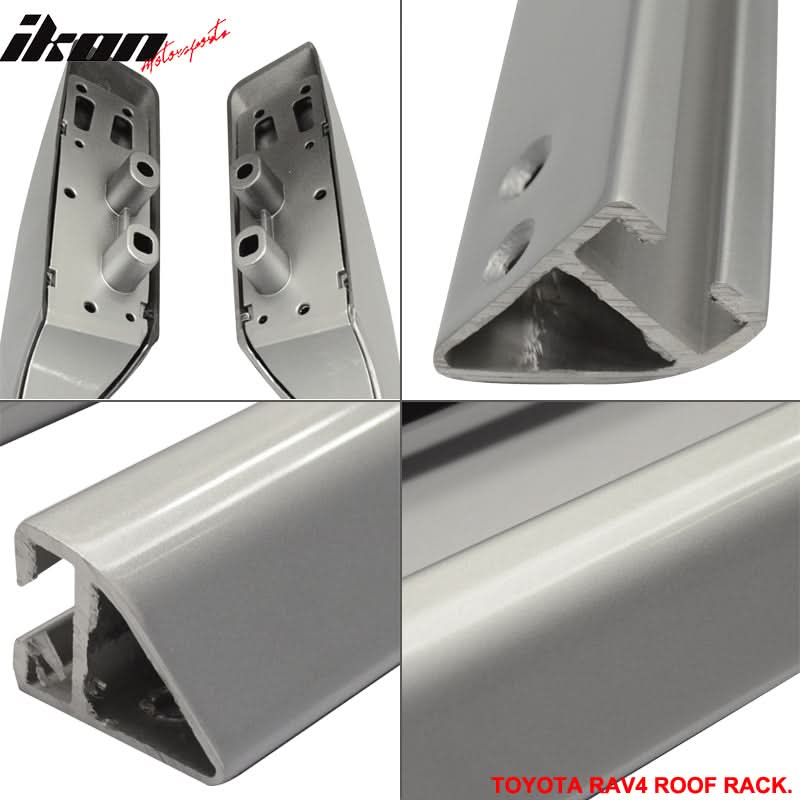 2006-2012 Toyota RAV-4 OE Style Silver Roof Rack Cross Bar Aluminum