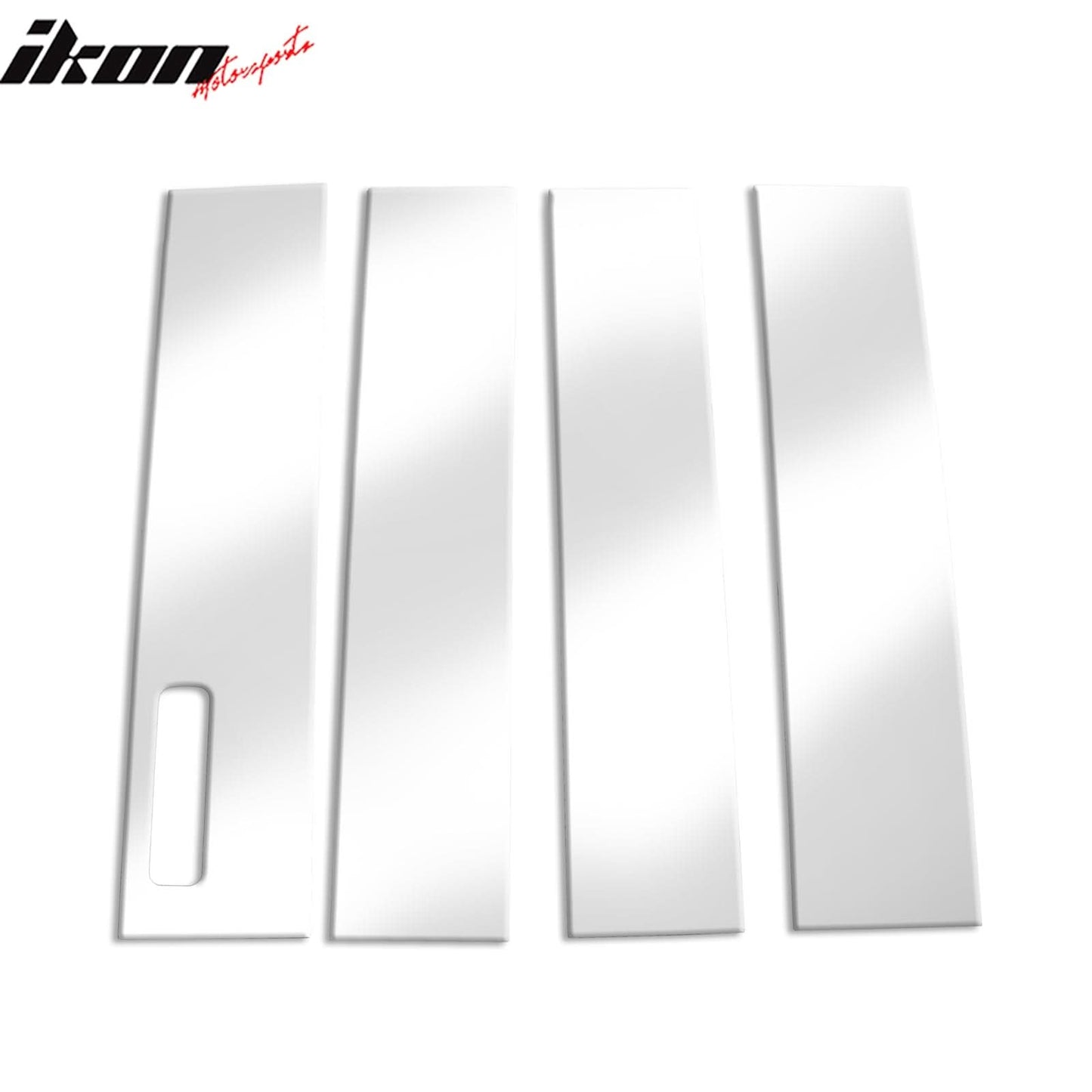 2015-2016 Ford F-150 Crew Mirror Finish Pillar Posts Stainless Steel