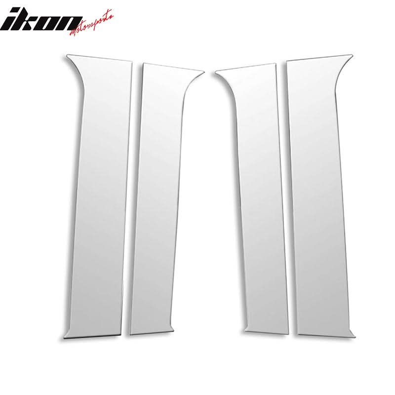 1999-2007 Ford F250 Crew Cab Pillar Posts Trim Stainless Steel 4PC