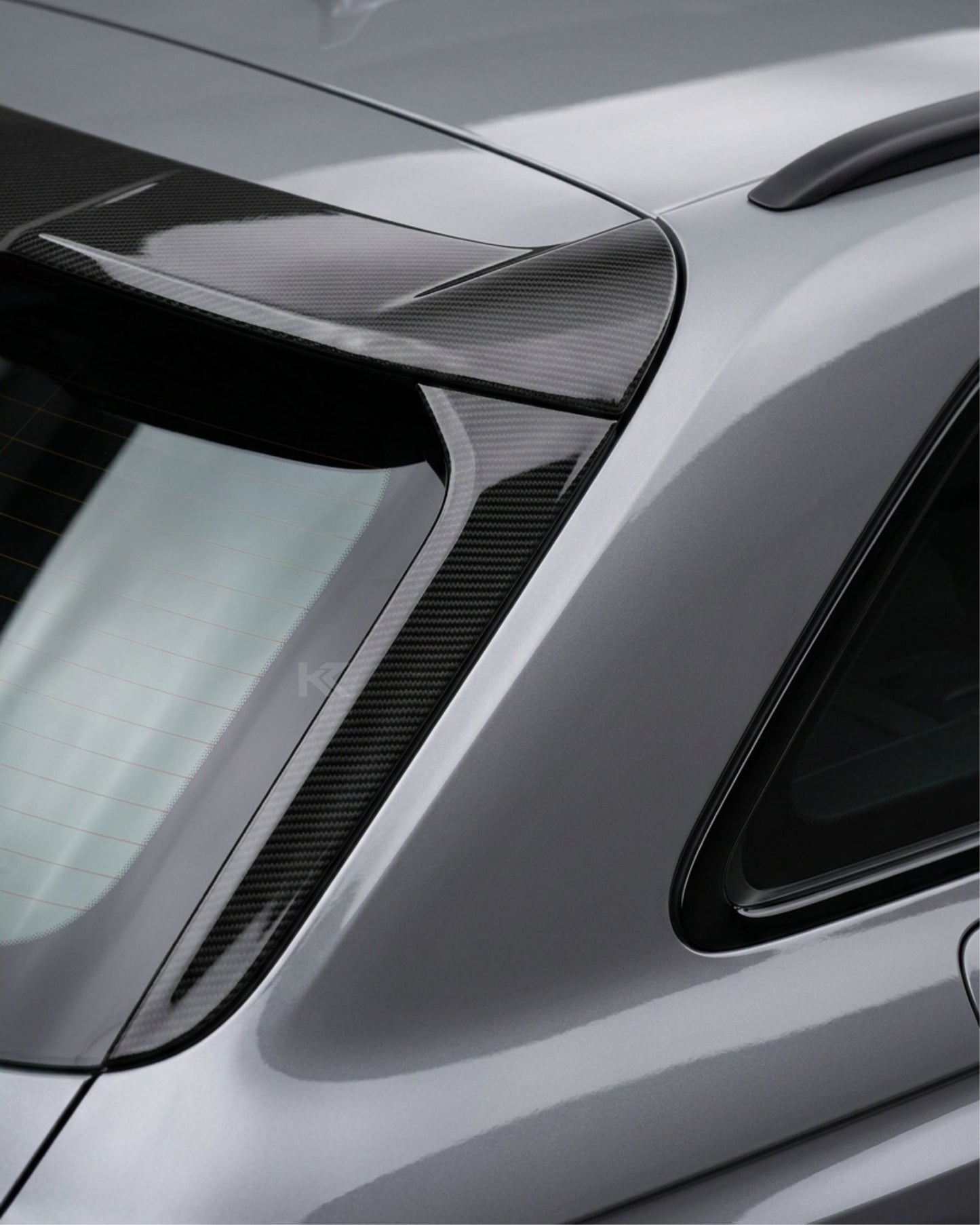 2017–2024 Audi RS4 B9 Avant Single Deck Rear Window Wing Spoiler – Dry Carbon Fiber