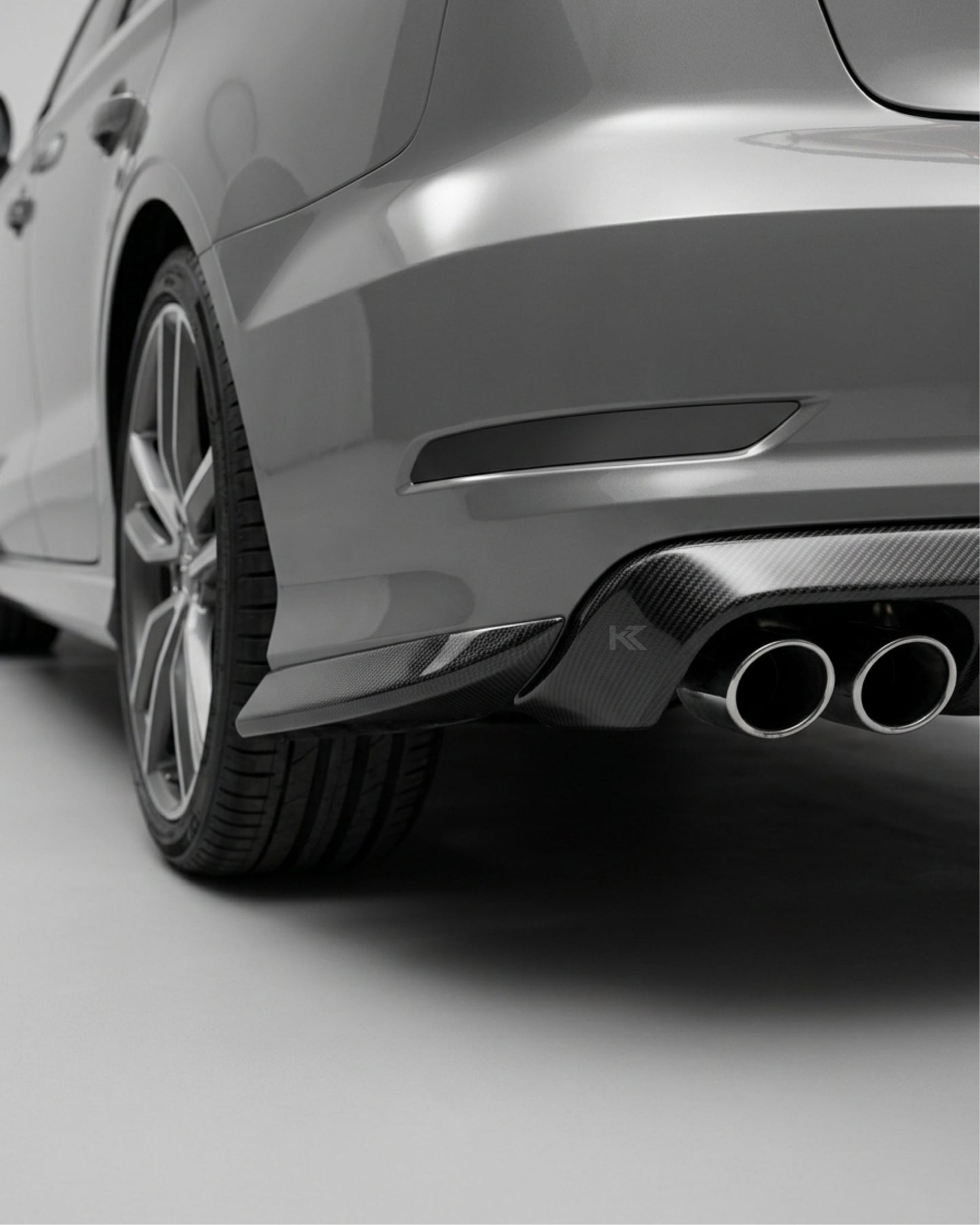 2015–2016 Audi S3 8V Sedan RS Style Rear Bumper Diffuser – Carbon Fiber