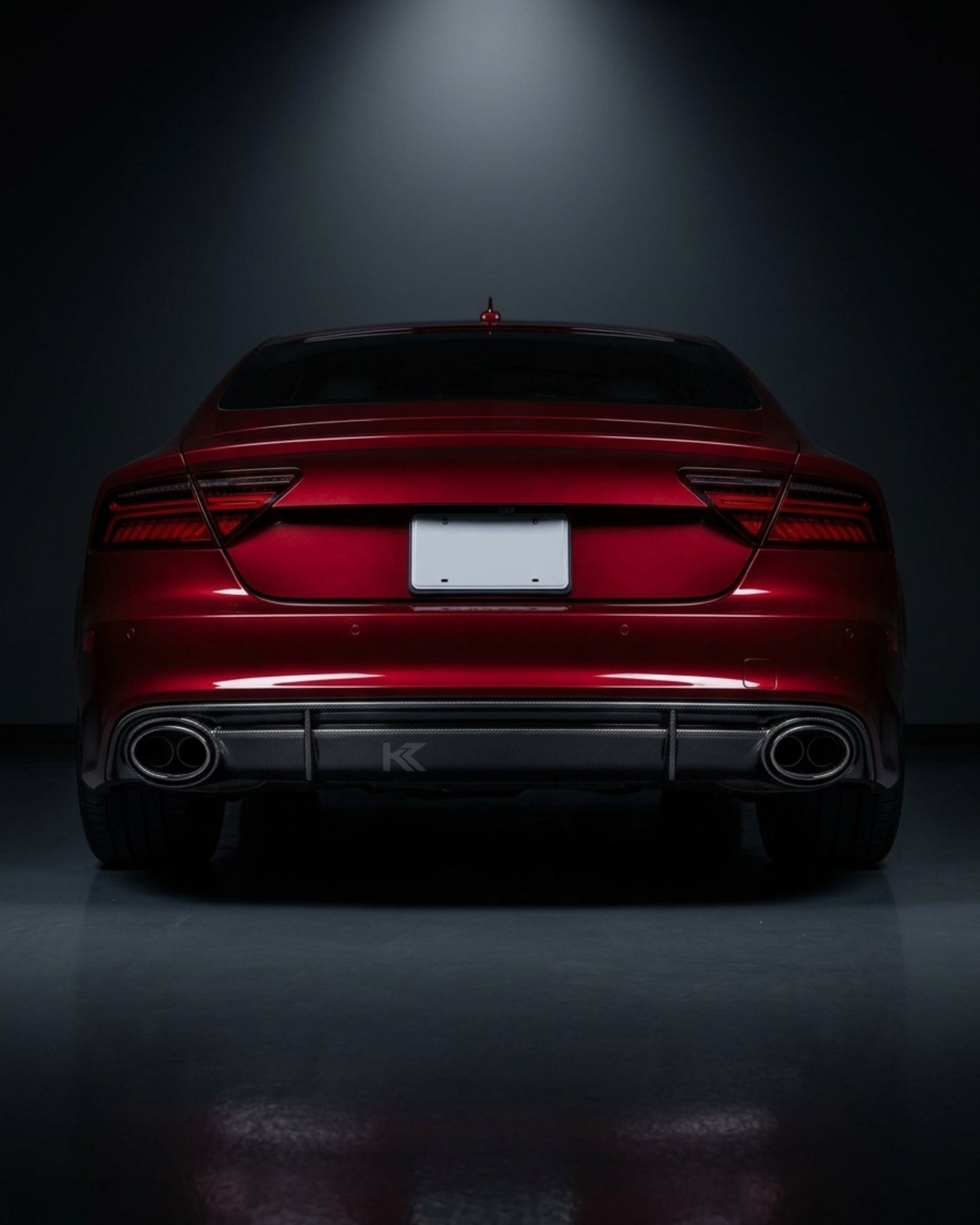 2014–2018 Audi RS7 C7 4G Sportback Factory Style Rear Bumper Diffuser – Dry Carbon Fiber