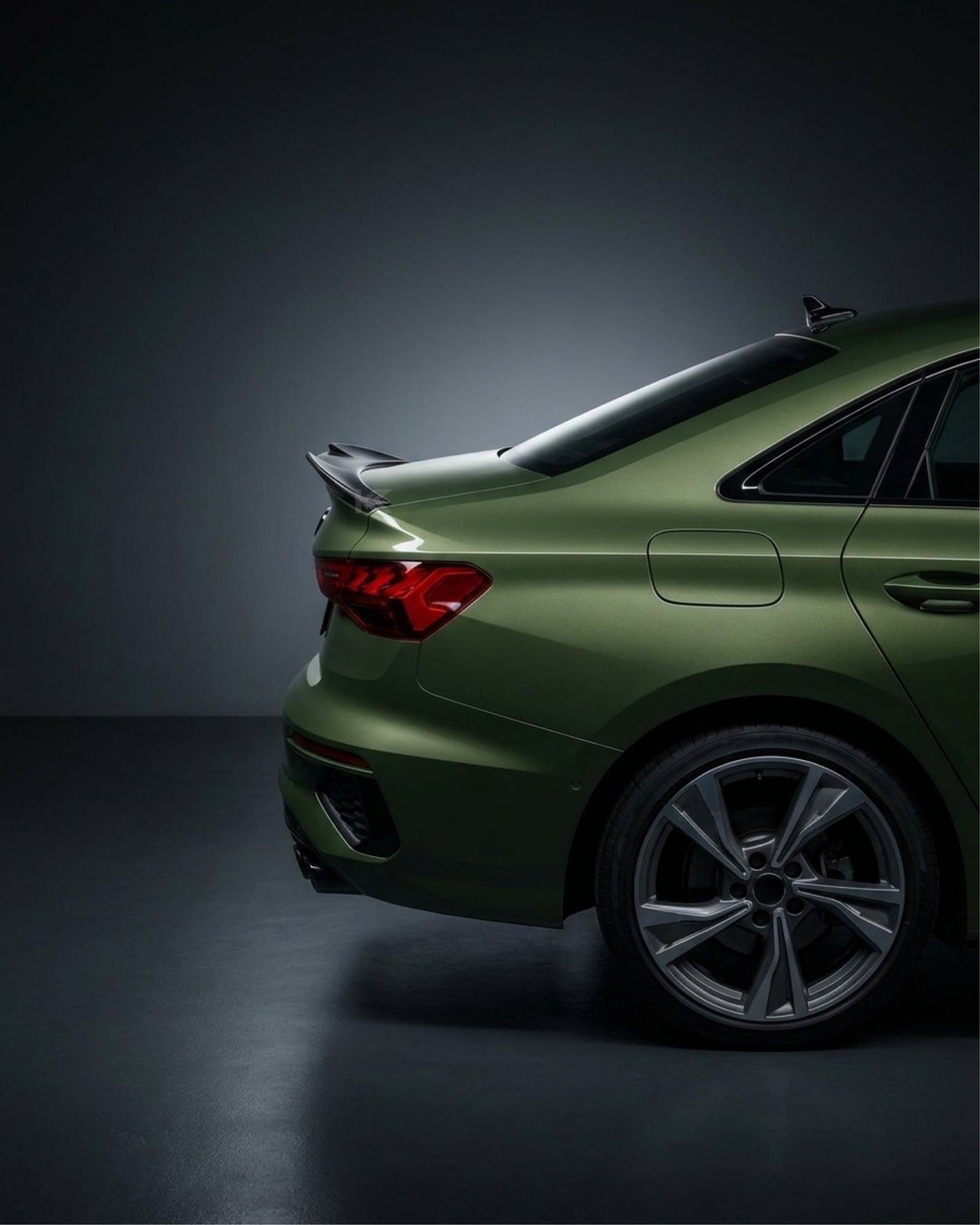 2020–2023 Audi A3 S-Line / S3 / RS3 8Y Sedan Single Deck Rear Trunk Spoiler Wing – Carbon Fiber