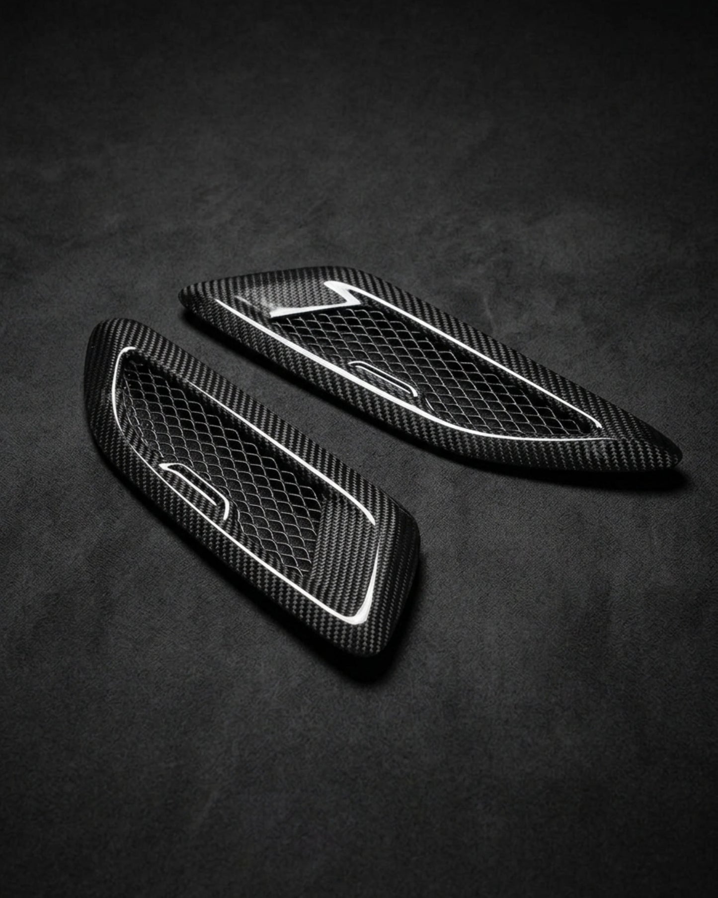 BMW F80 M3 / F82 M4 / F87 M2 / F90 M5 / G30 Universal Hood Vents – Carbon Fiber