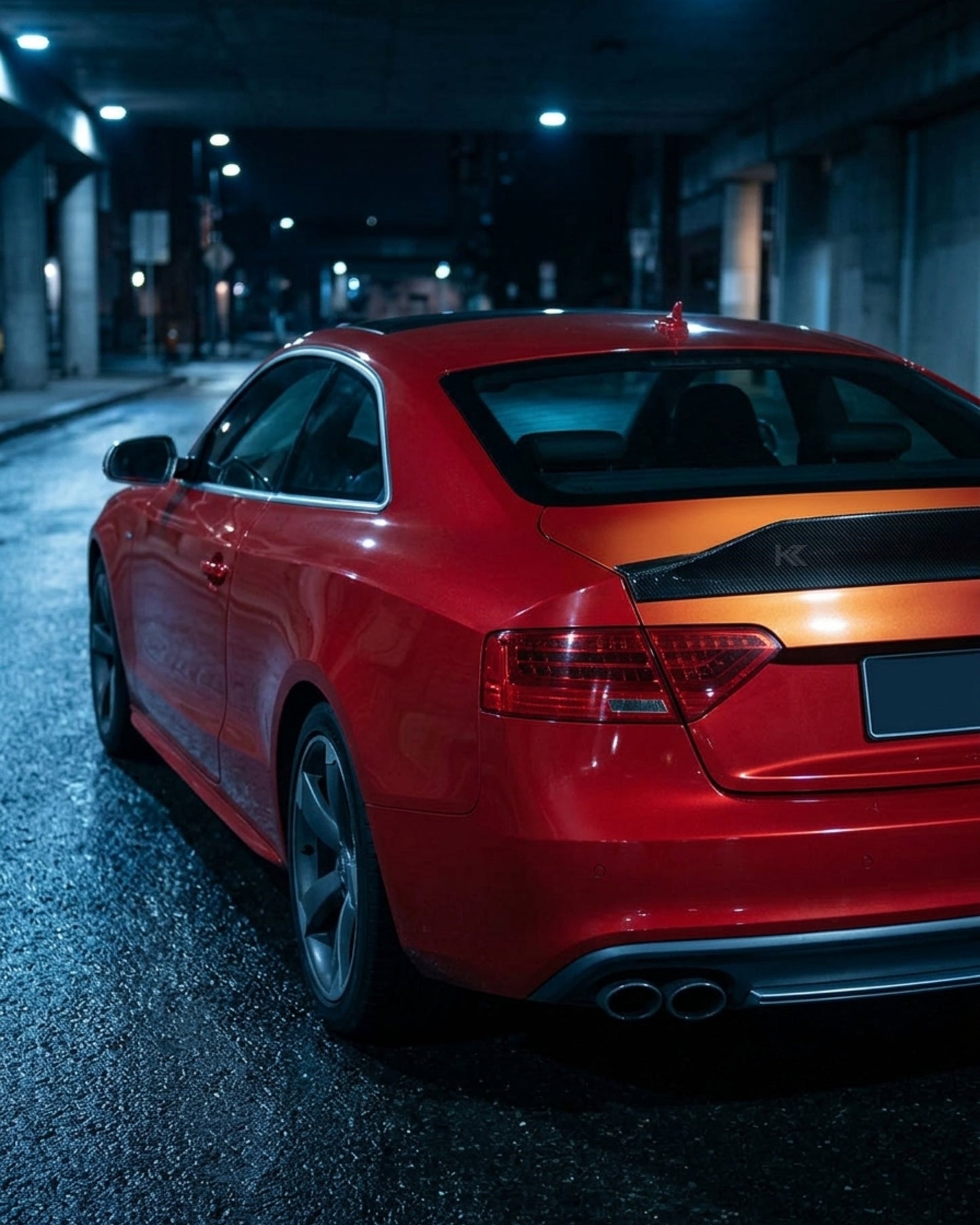 2012–2016 Audi A5 / S5 / RS5 B8.5 Coupe Single Deck Rear Trunk Spoiler – Carbon Fiber