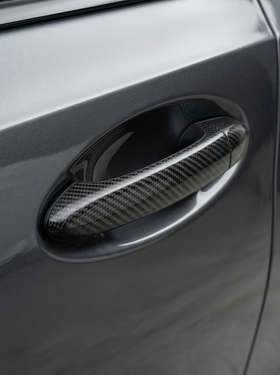BMW 5 Series G30 F90 Carbon Fiber Door Handle Cover (2017+)