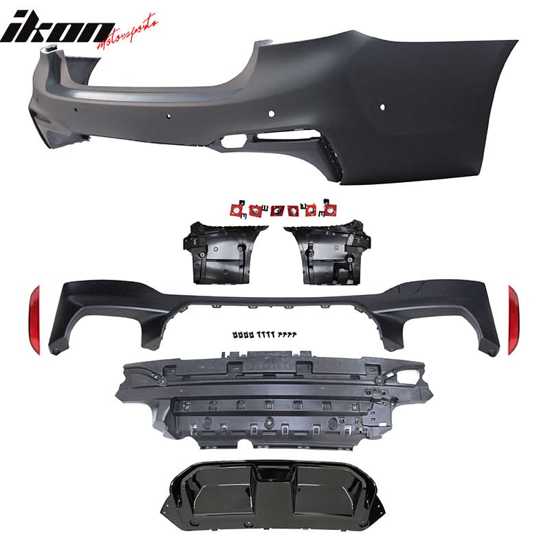 2017-2020 BMW G30 G31 5 Series CS Style Rear Bumper Cover Conversion