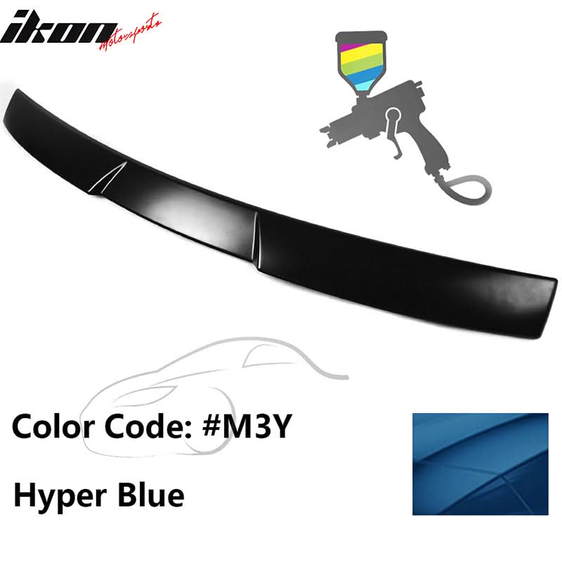 2015-2021 Subaru WRX V Style Hyper Blue Rear Roof Spoiler ABS