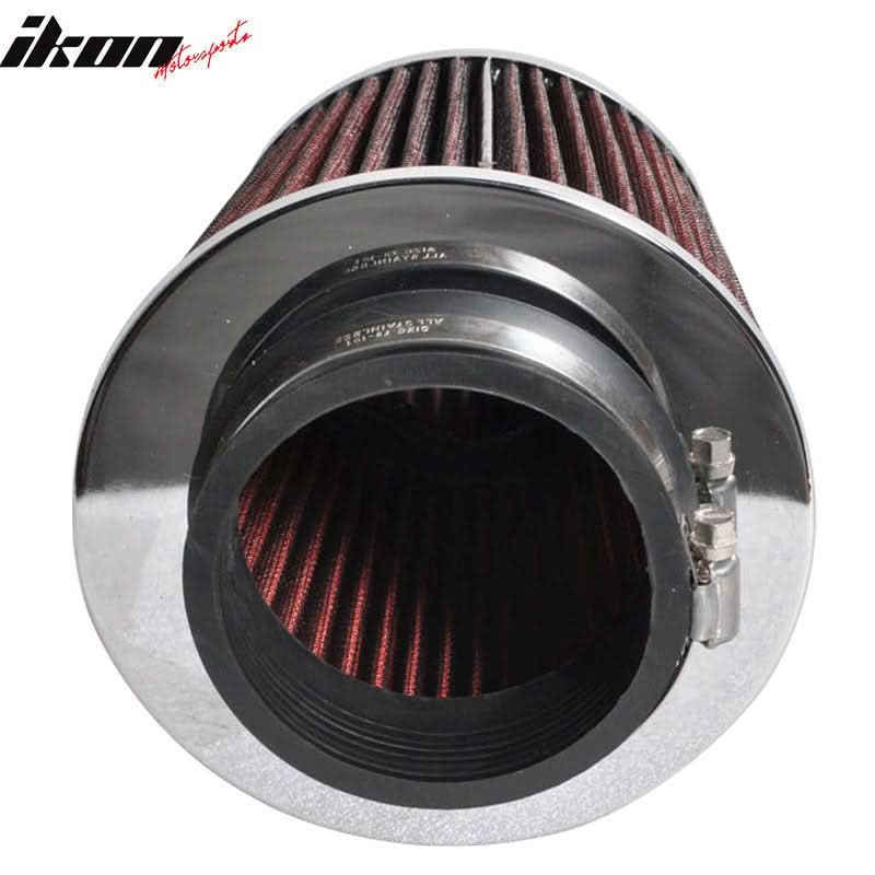 Fits 3.5in Race Cold Airintake Cone Filter Red 92-11 GS300 350