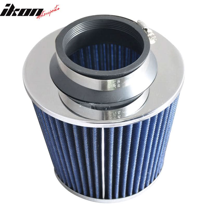 Universal Fit 3.5 Inch Race Performance Cold Air Intake Filter Blue