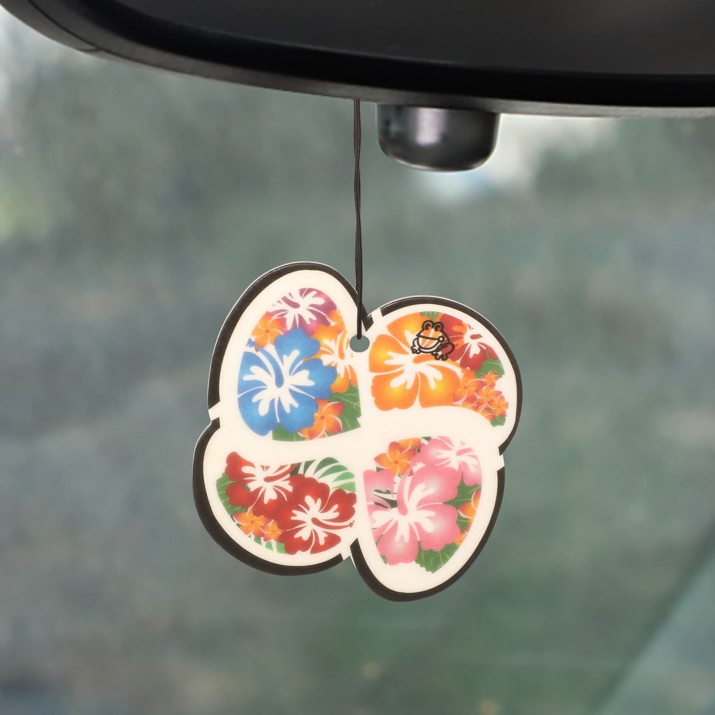 Tree Frog Lucky Leaf Aloha Air Freshener - 72mm x 78mm Squash