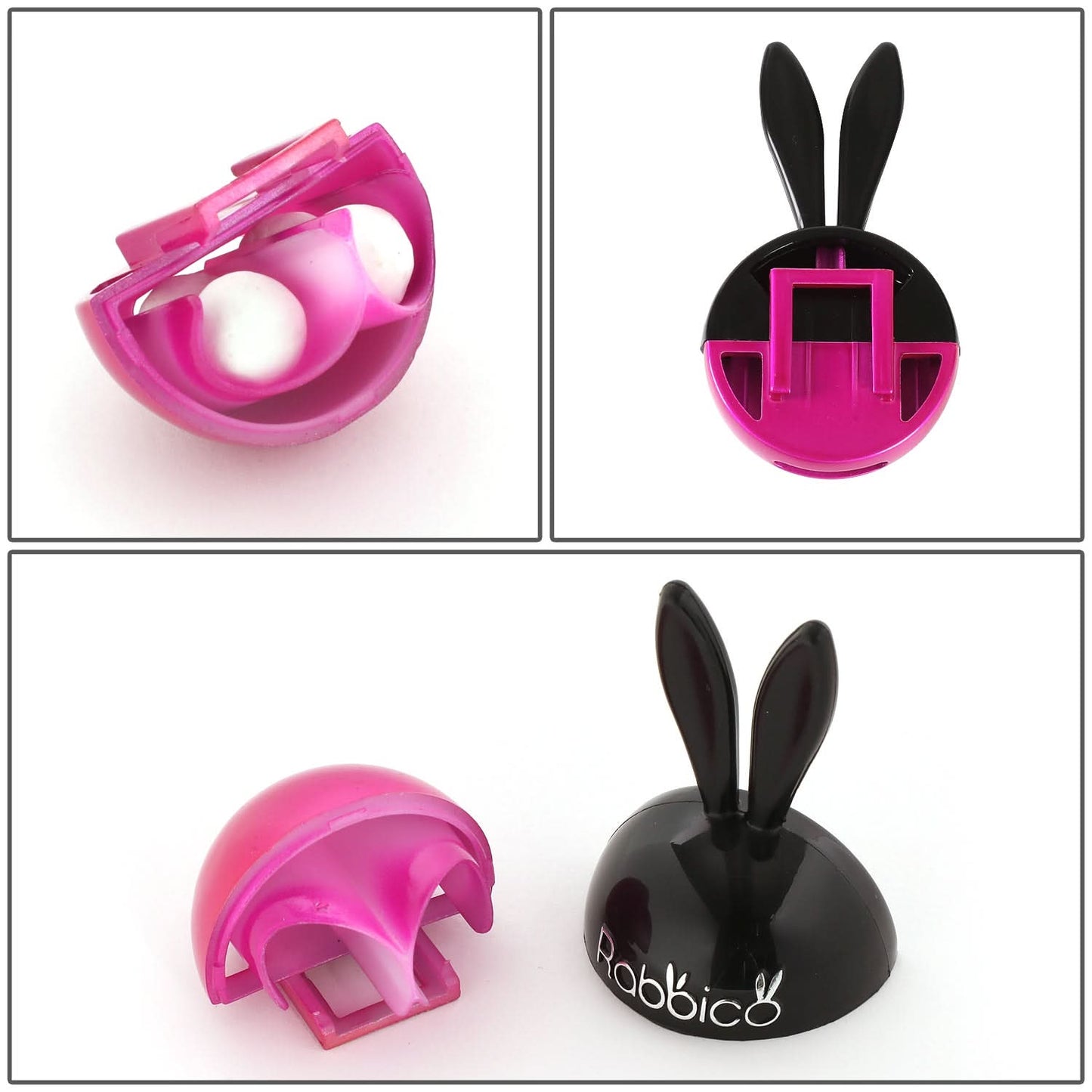 Rabbico Air Shine 2 White Musk Air Freshener - Rabbit Ear Vent Clip