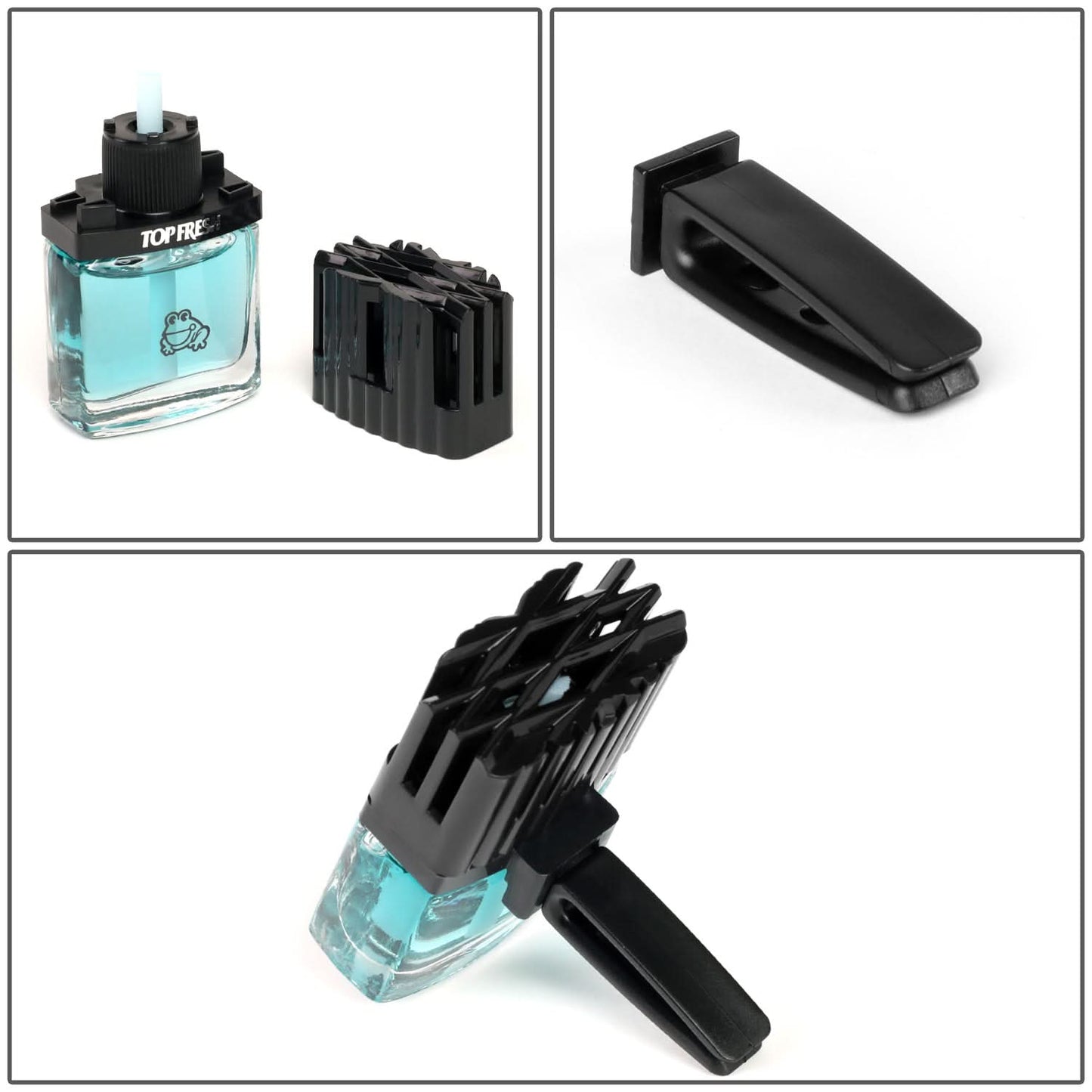 Black Squash Vent Clip-On Air Freshener
