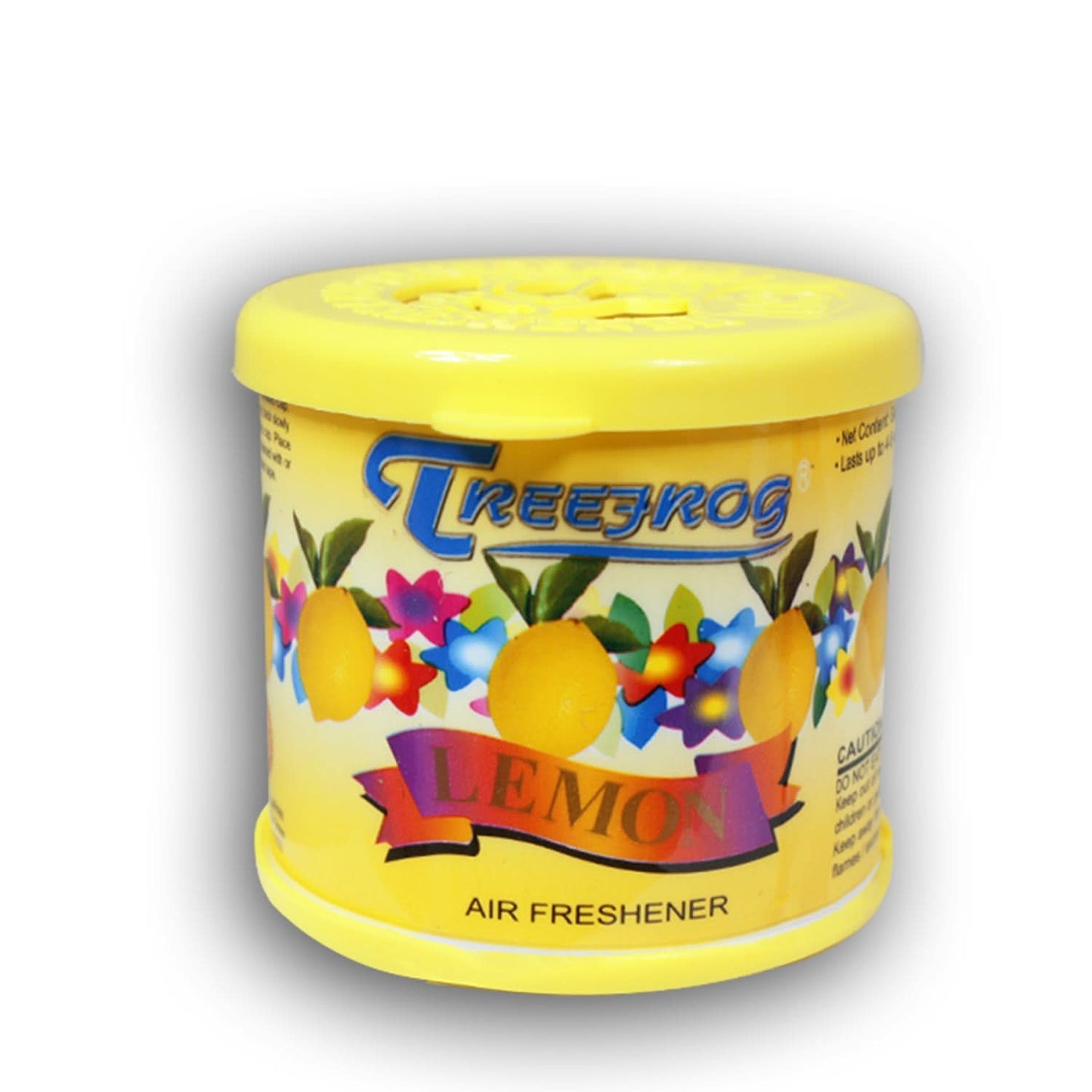 TreeFrog 80G Gel Round Can Air Freshener - Lemon