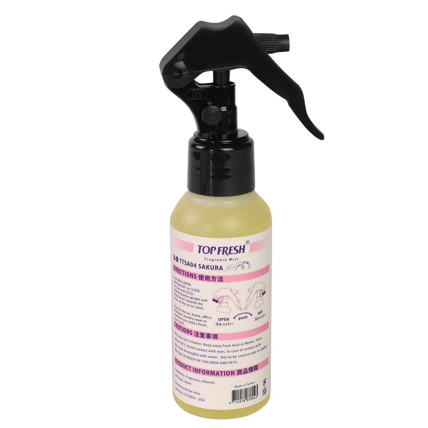 Treefrog Top Fresh Sakura Air Freshener 3.0oz Liquid Spray Mist