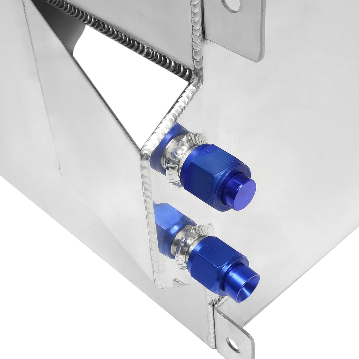 10 Gallon Aluminum Fuel Cell Gas Tank with Level Sender - Polished