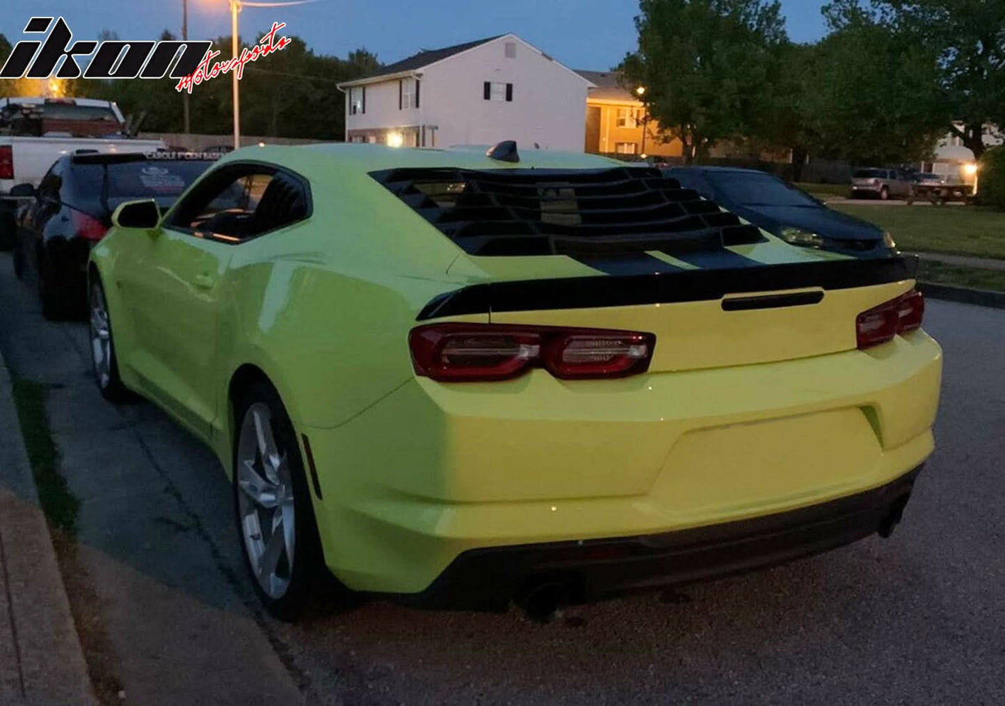 2016-2023 Chevrolet Camaro OEM Style 3PC Matte Black Trunk Spoiler ABS