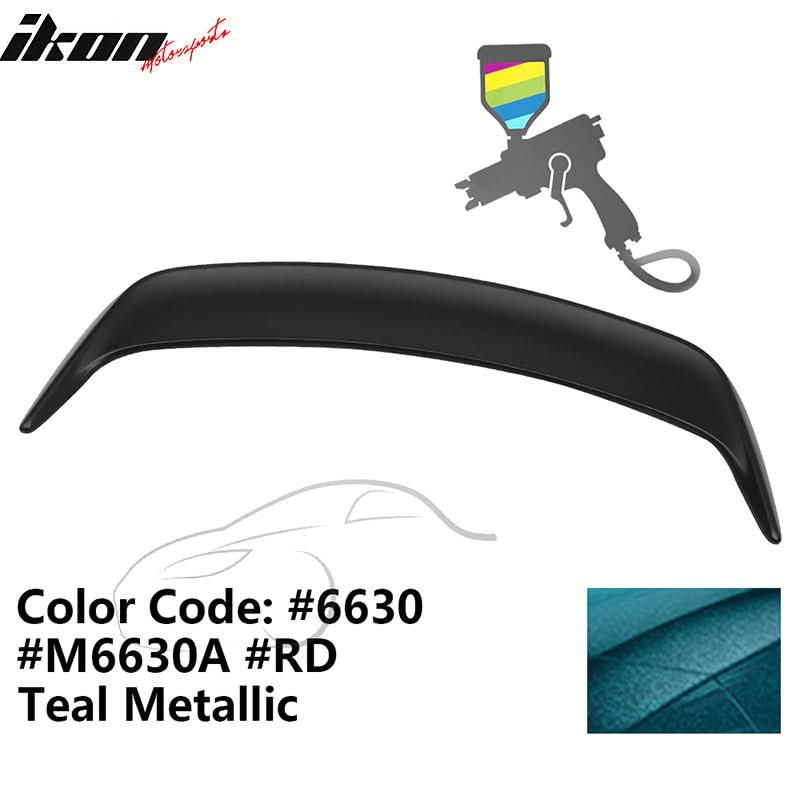 1999-2004 Ford Mustang OE Style #6630 Teal Metallic Trunk Spoiler ABS