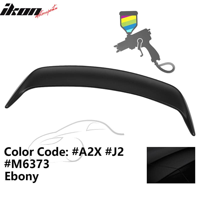 1999-2004 Ford Mustang OE Style #A2X Ebony Trunk Spoiler ABS