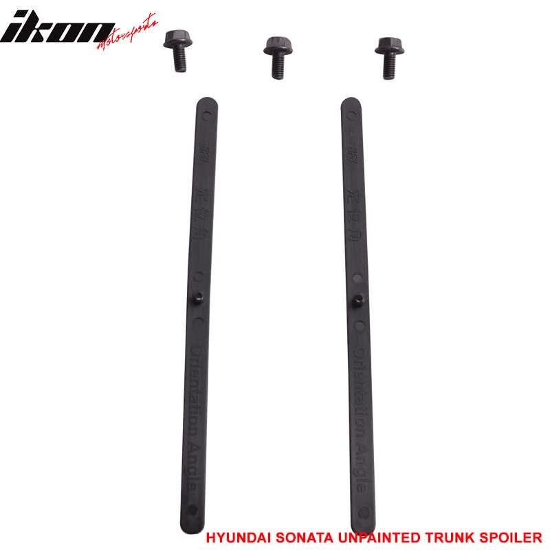 2011-2014 Hyundai Sonata Black Window Visor Roof Spoiler Lip Wing ABS