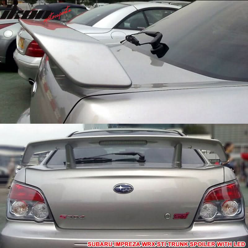 2002-2007 Subaru Impreza WRX STI Unpainted OE Style Rear Spoiler Wing