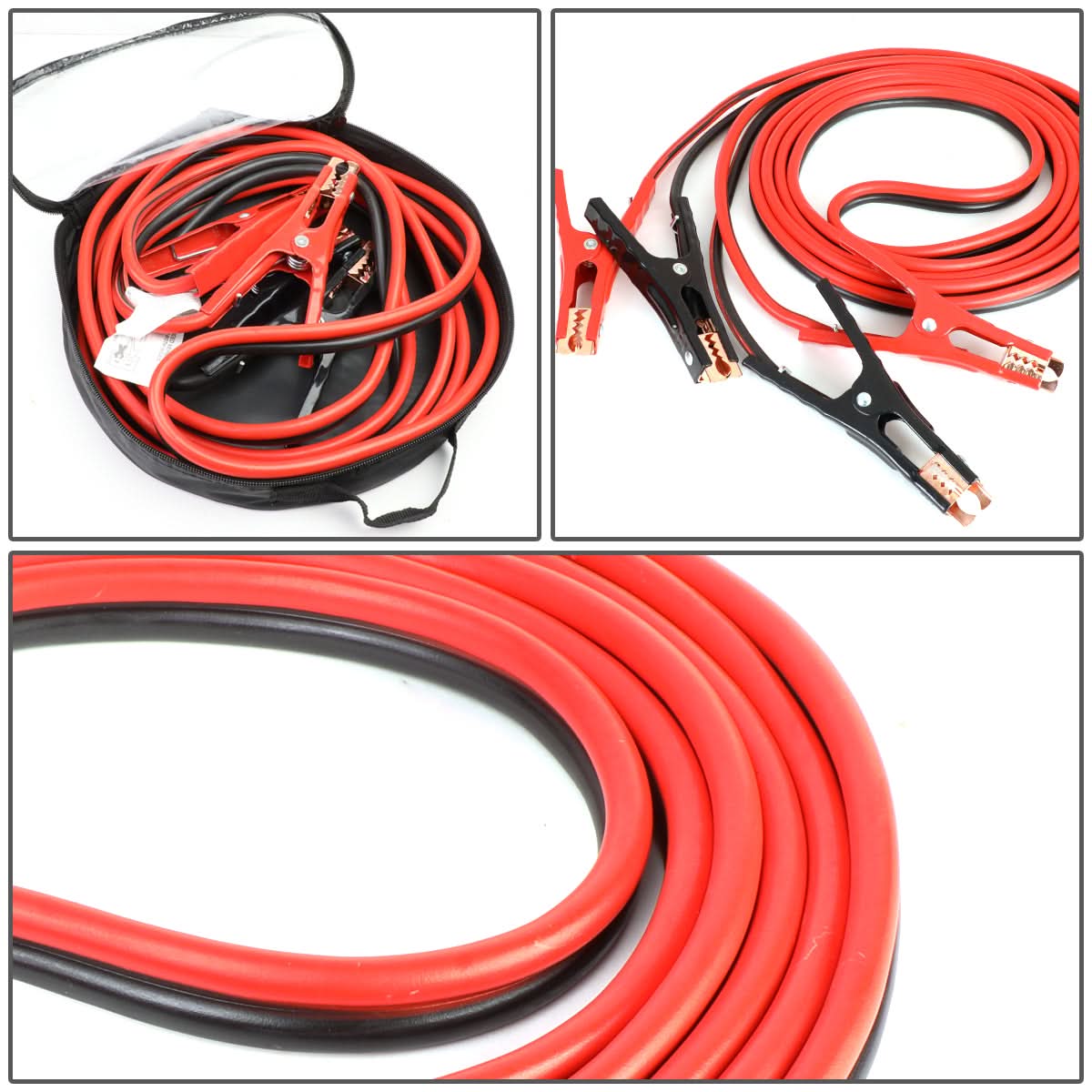 16 FT 6 Gauge 400 AMP Booster Cable
