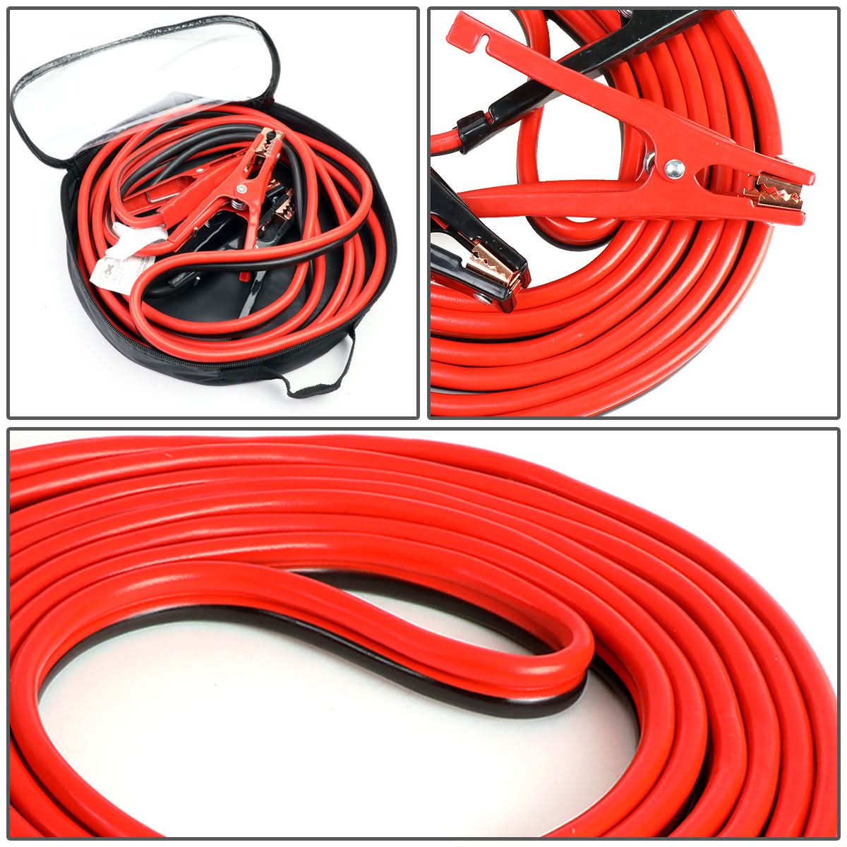 25 FT 4 Gauge 500 AMP Booster Cable