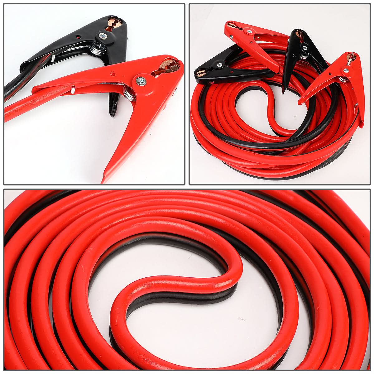 20 FT 600 AMP 2 Gauge Booster Jumper Cables