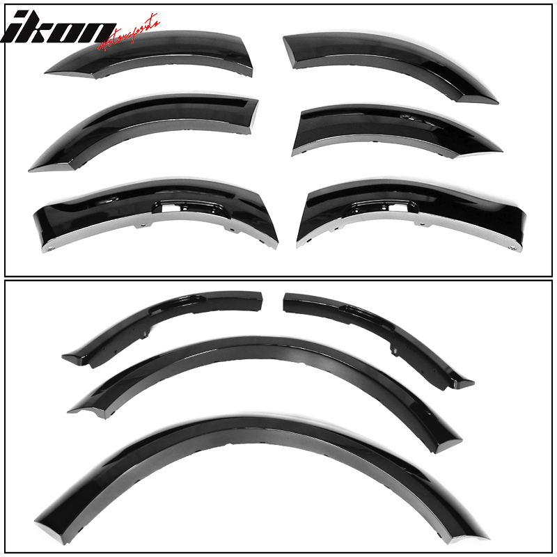 2015-2023 Dodge Charger Widebody Style Fender Flares+Front Lip ABS