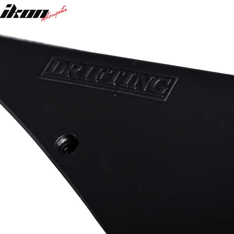 Universal Front Bumper Lip Fins Spoiler Canards Valence Chin 4 PC