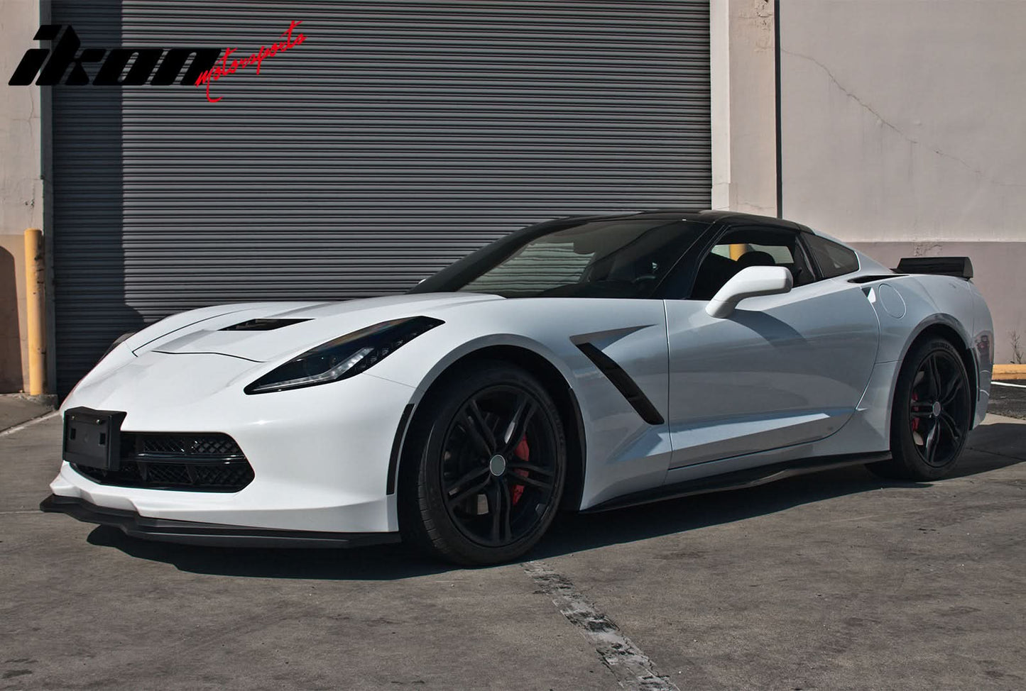 2014-19 Chevrolet Corvette Unpainted Front Lip Splitter Spoiler Kit PU