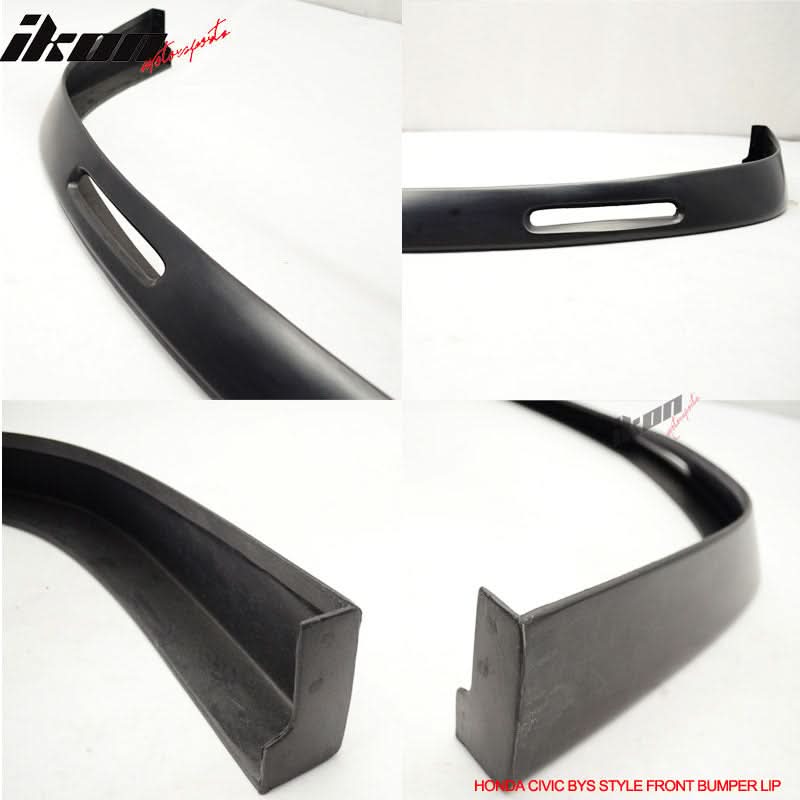 1996-1998 Honda Civic EK BYS Style Unpainted Front Bumper Lip PU