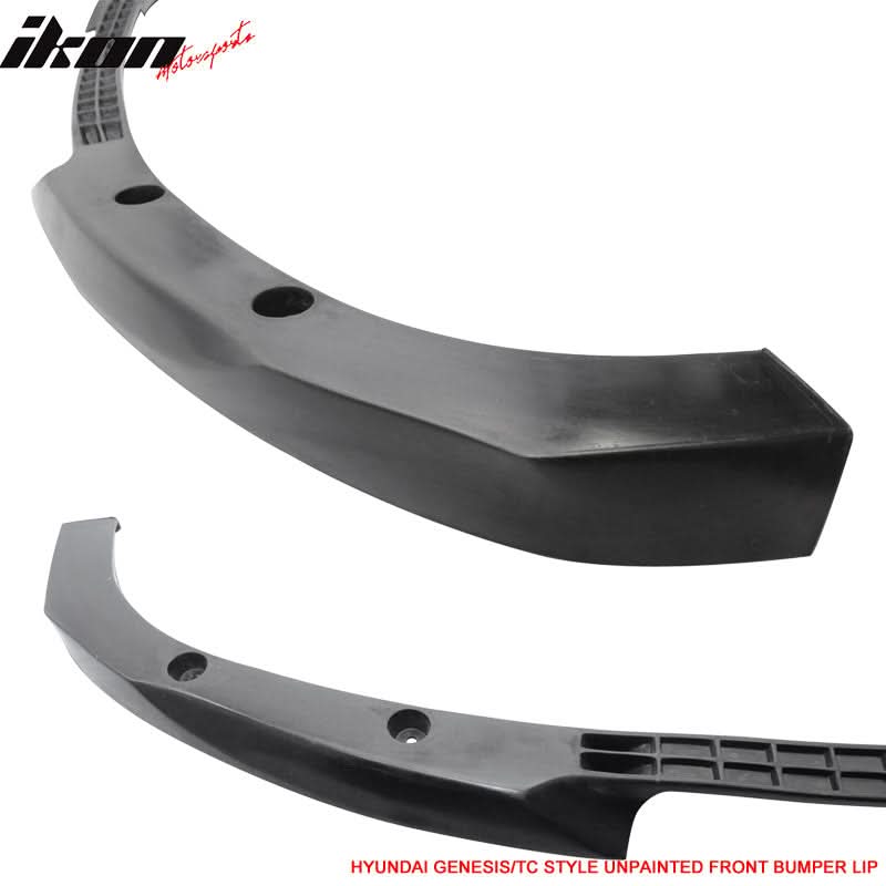2010-2012 Hyundai Genesis Coupe Type C Unpainted Front Bumper Lip PU