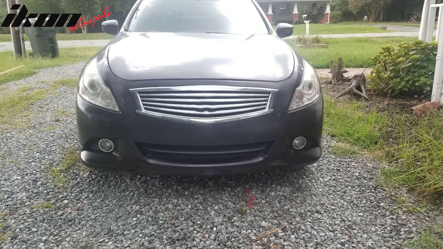 2010-2011 Infiniti G37 Sedan 4 Door OE Style Front Bumper Lip Spoiler