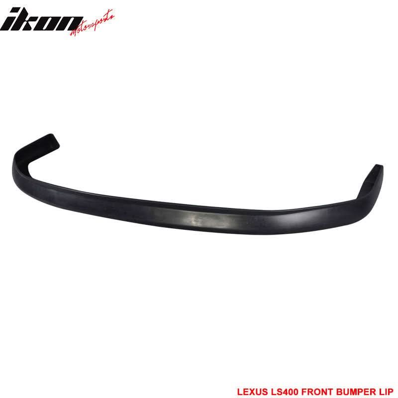 1998-2000 Lexus lS400 VIP Style Unpainted Black Front Bumper Lip PU